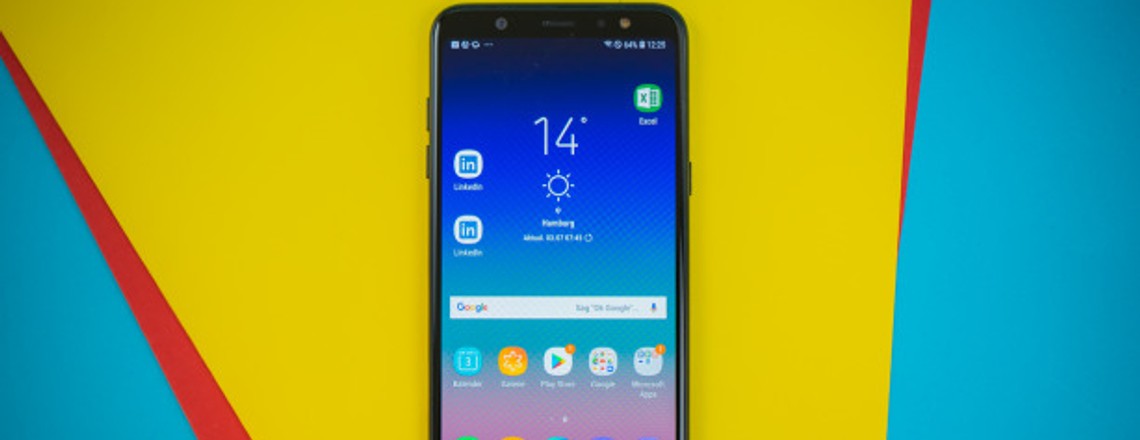 Samsung Galaxy A6+ im Test: Mittelklasse mit Oled-Display