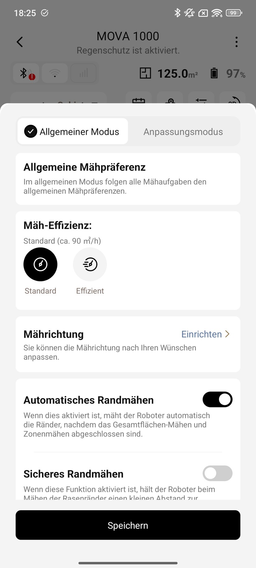 Mova 1000 – App