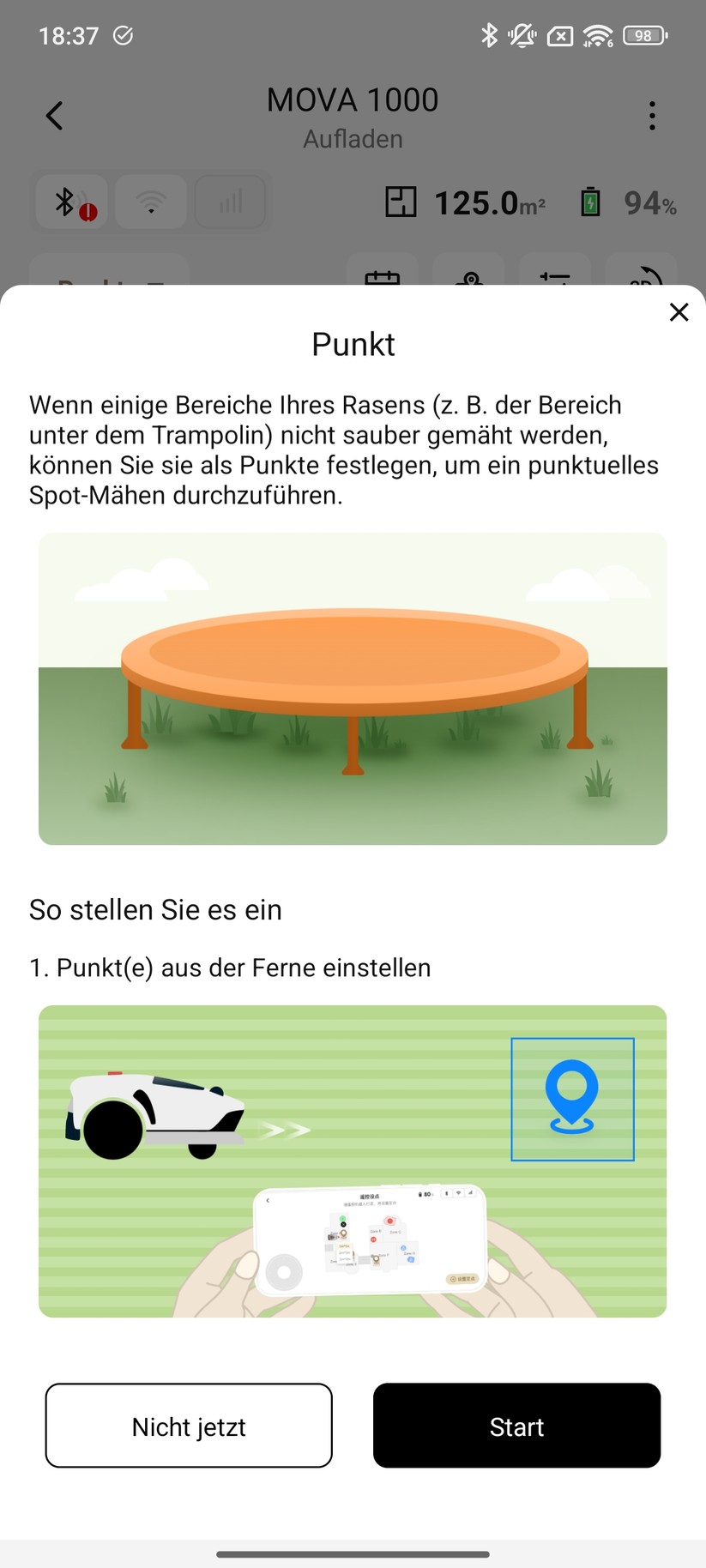 Mova 1000 – App
