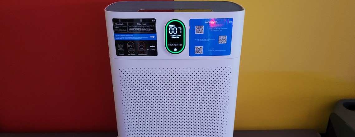 Luftreiniger Morento HY4866-WF mit App-Steuerung und einer Reinigungsleistung von 300 m³/h (CADR, Clean Air Delivery Rate)