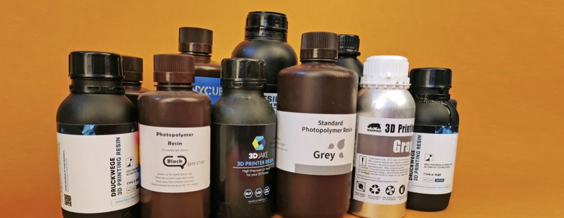 Resin für 3D-Drucker: Flexibel, extra stabil oder abwaschbar