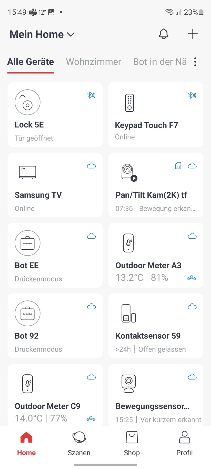 Switchbot-App: Setup, Kalibrierung und Einstellungen