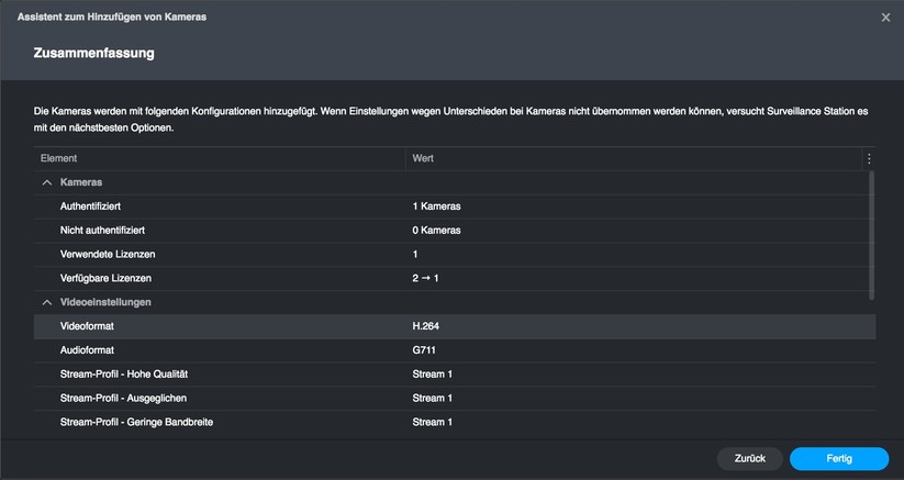 Synology Surveillance Station auf Synology DS223