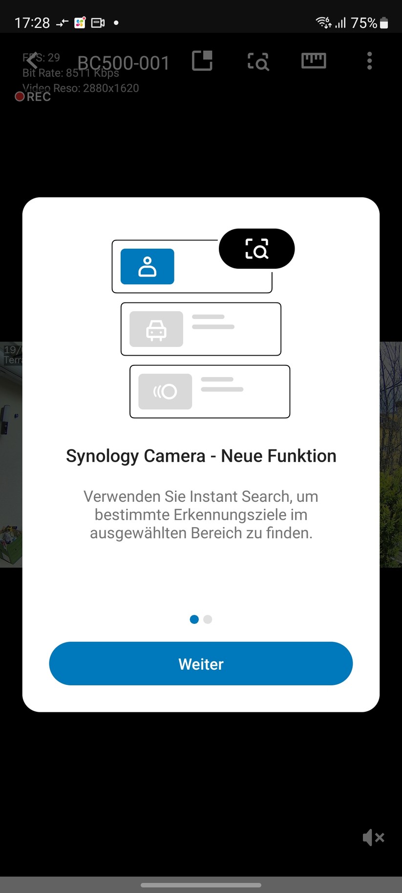 Synology BC500: Mobile App DS Cam