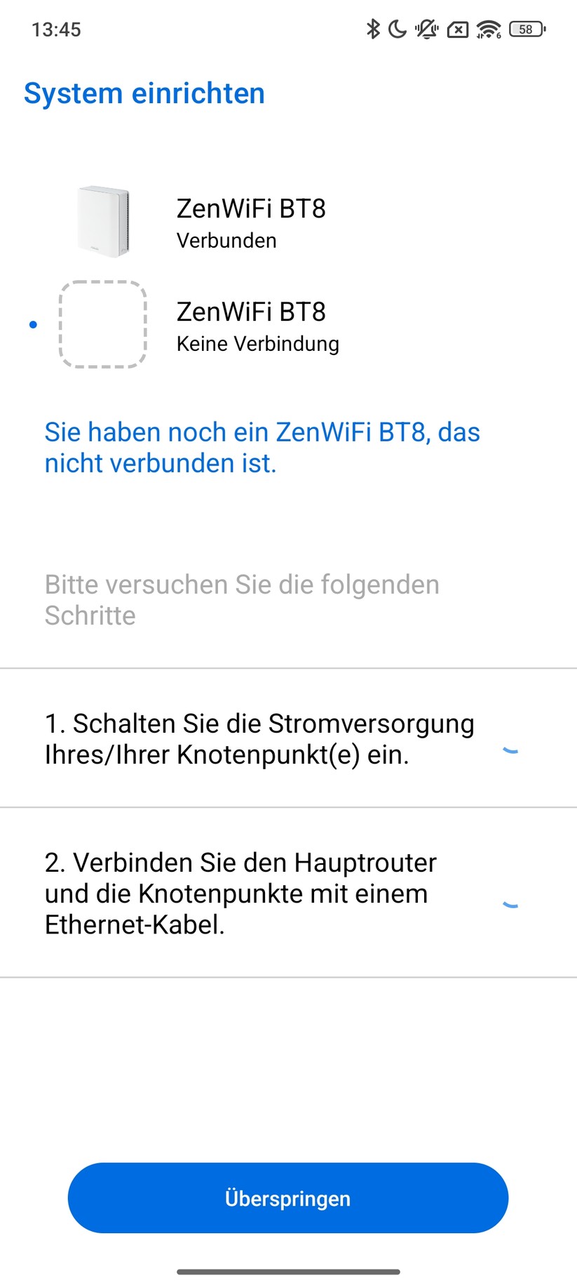Asus Zenwifi BT8 – App