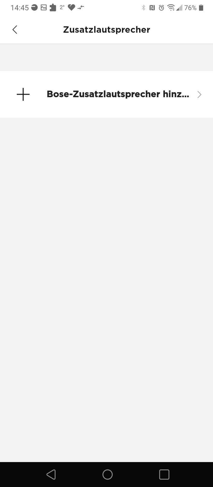 Bose Music App für die Bose Smart Soundbar 900 für Konfiguration und Streaming