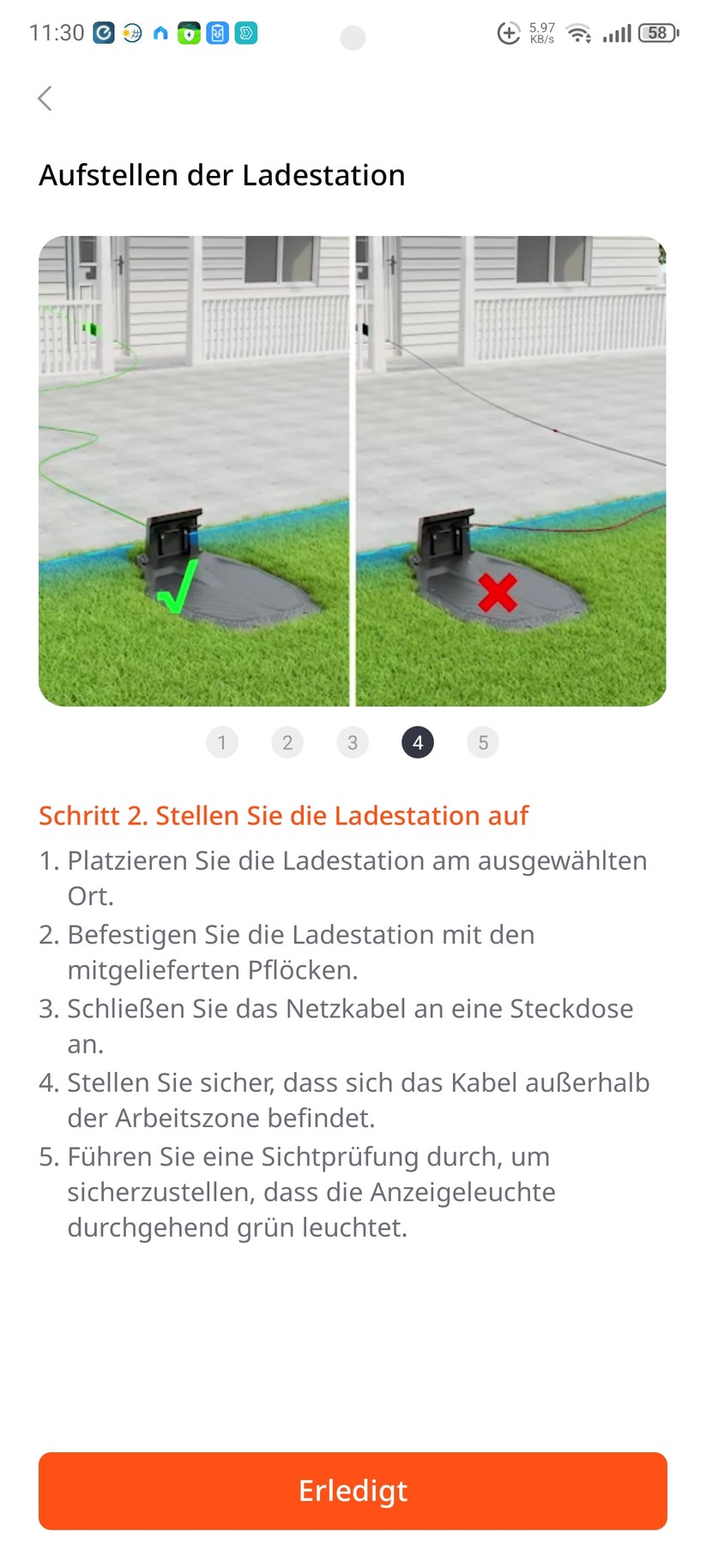  Inbetriebnahme und Kartierung