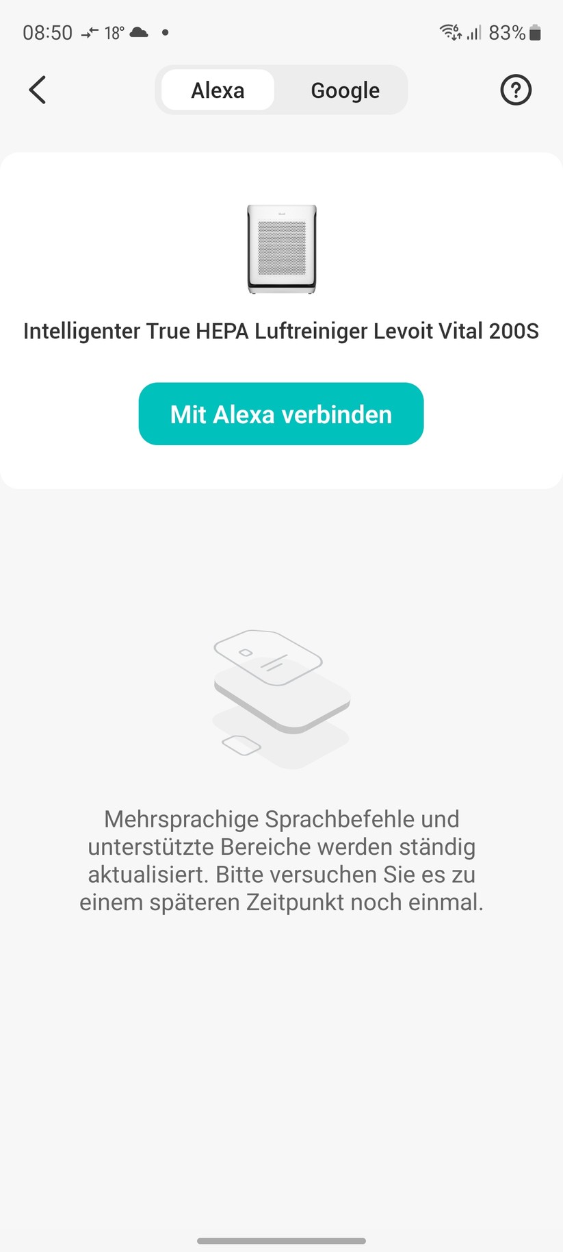  App und Einstellungen