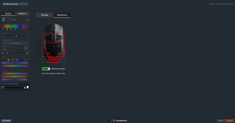 Steelseries Aerox 3 Wireless - Bilder App