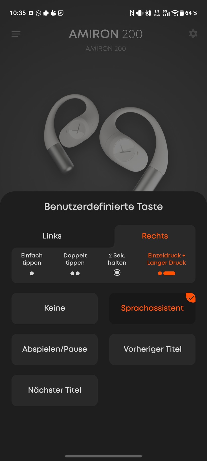 Beyerdynamic Amiron 200 Screenshot