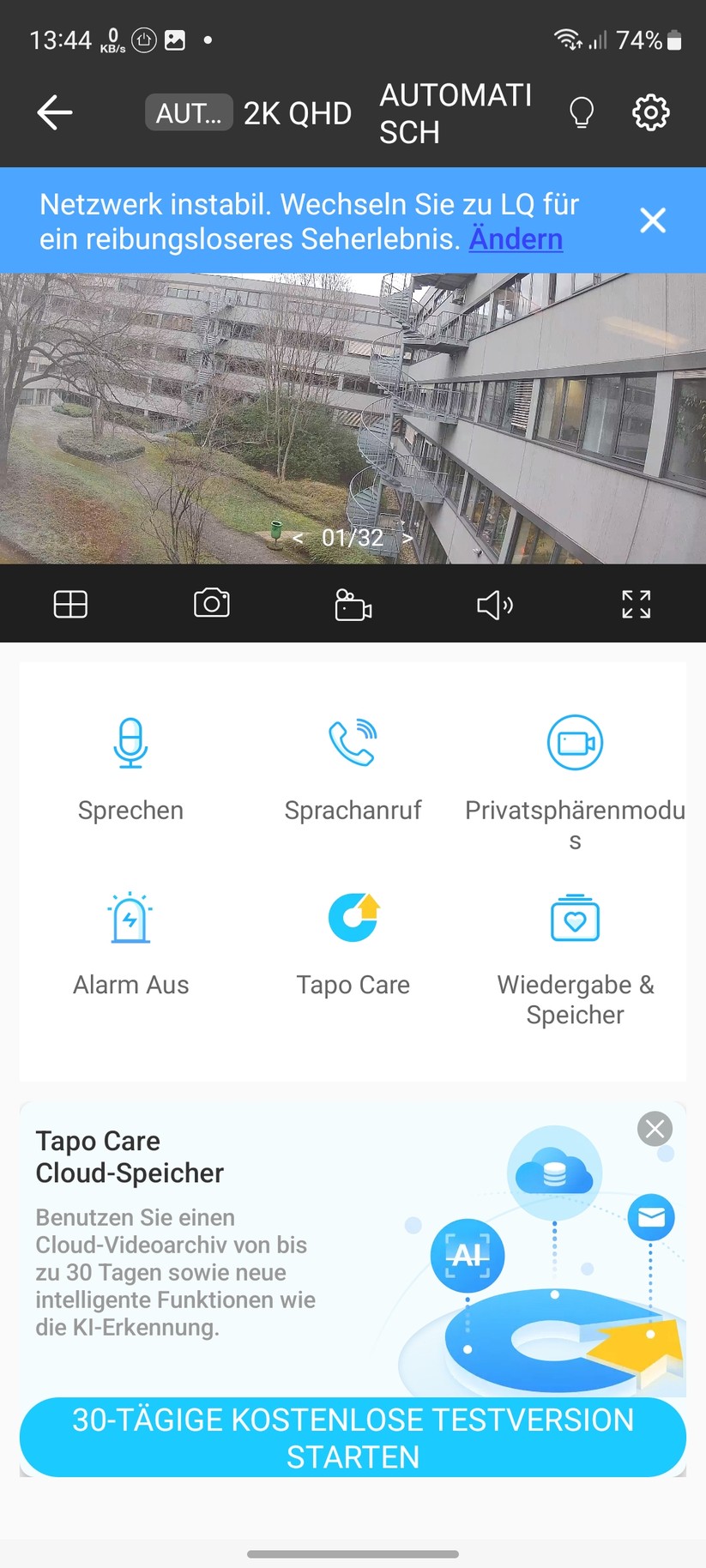 TP-Link Tapo C420S2: Einstellungen, Bilder