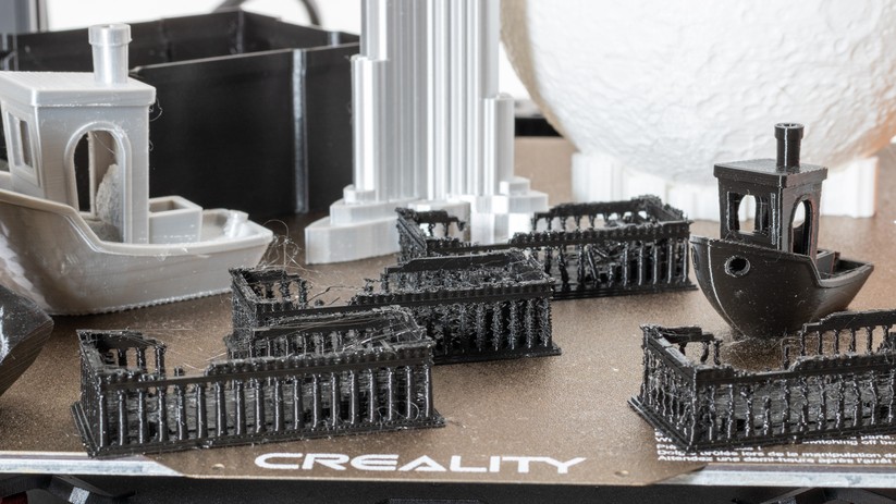 Testdruck des Creality Cr-10 Smart Pro.