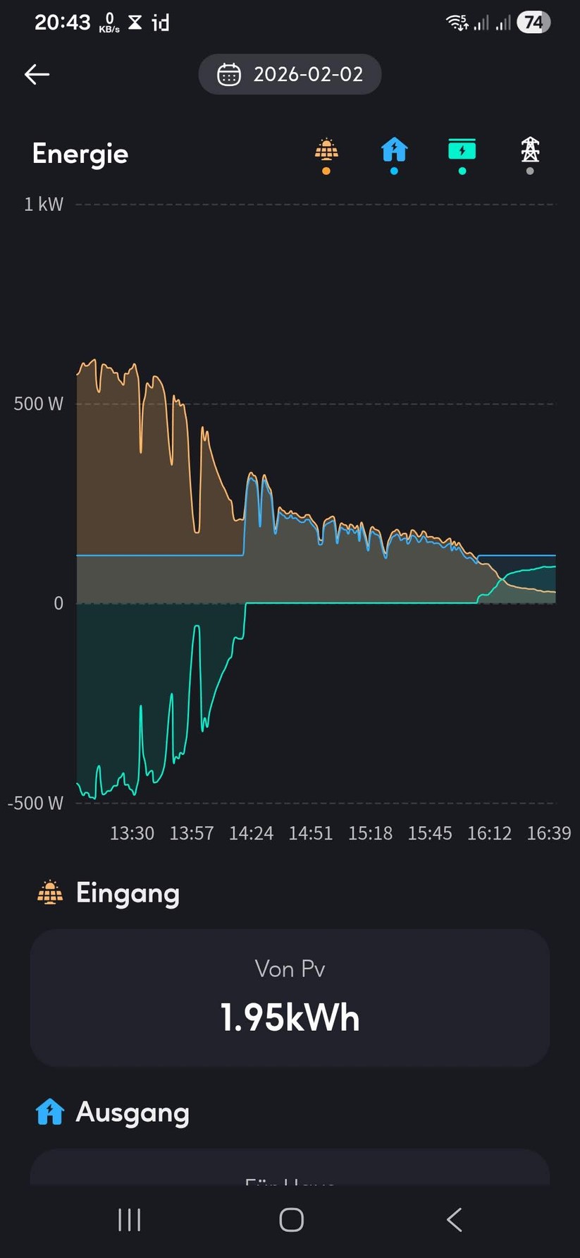 Die Zendure-App zeigt den Energiefluss zwischen PV, Akku, Haushalt und Netz sowie die Leistungen der beiden MPPT-Eingänge. Die grundlegende Bedienlogik ist nachvollziehbar, die wichtigsten Einstellungen sind sinnvoll gruppiert und schnell erreichbar.