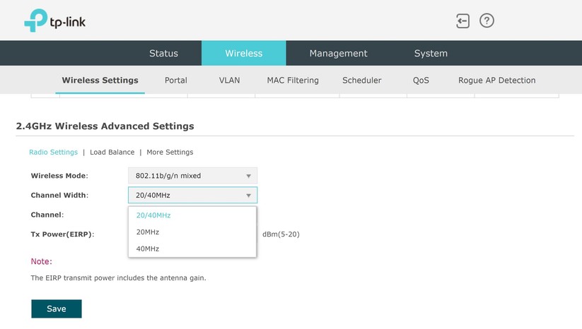 TP-Link EAP110 Outdoor N300 - Konfiguration