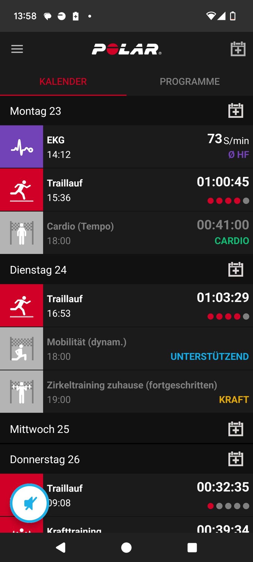 Polar Grit X2 - App