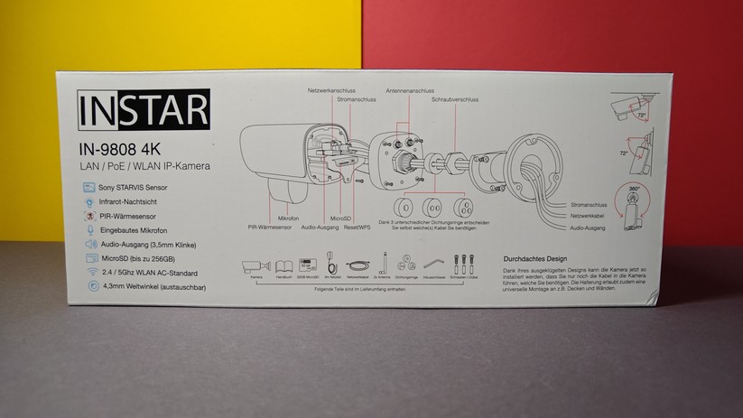 Instar IN-9808 4K im Test: Top-Überwachungskamera mit WDR, MQTT, Onvif & Homekit 