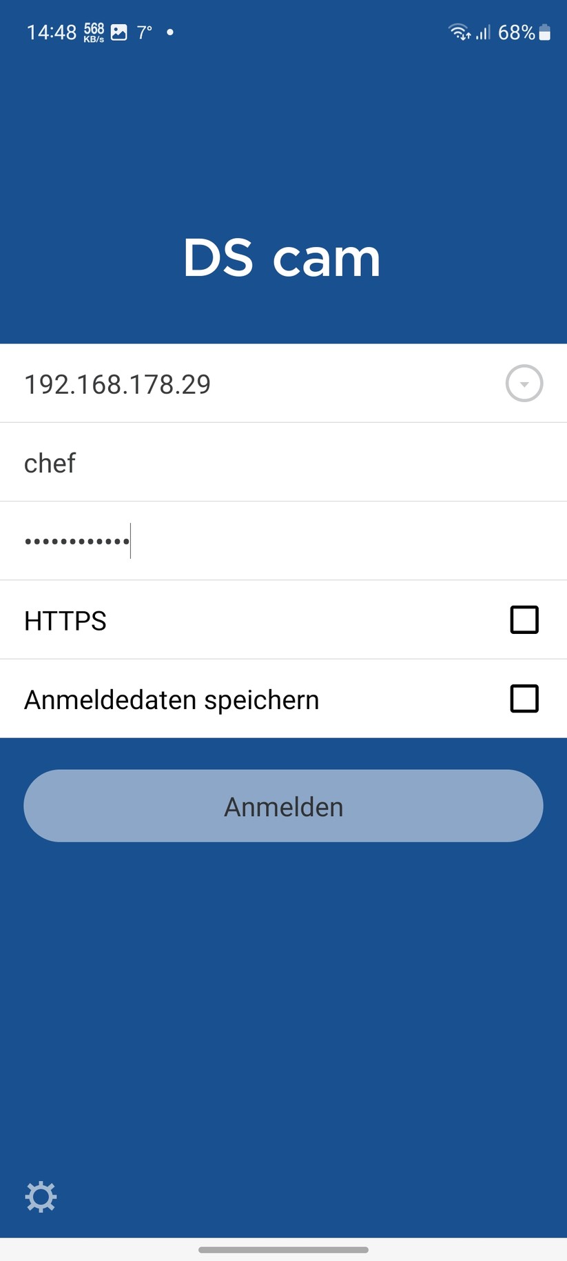 Mobile App Synology DS Cam