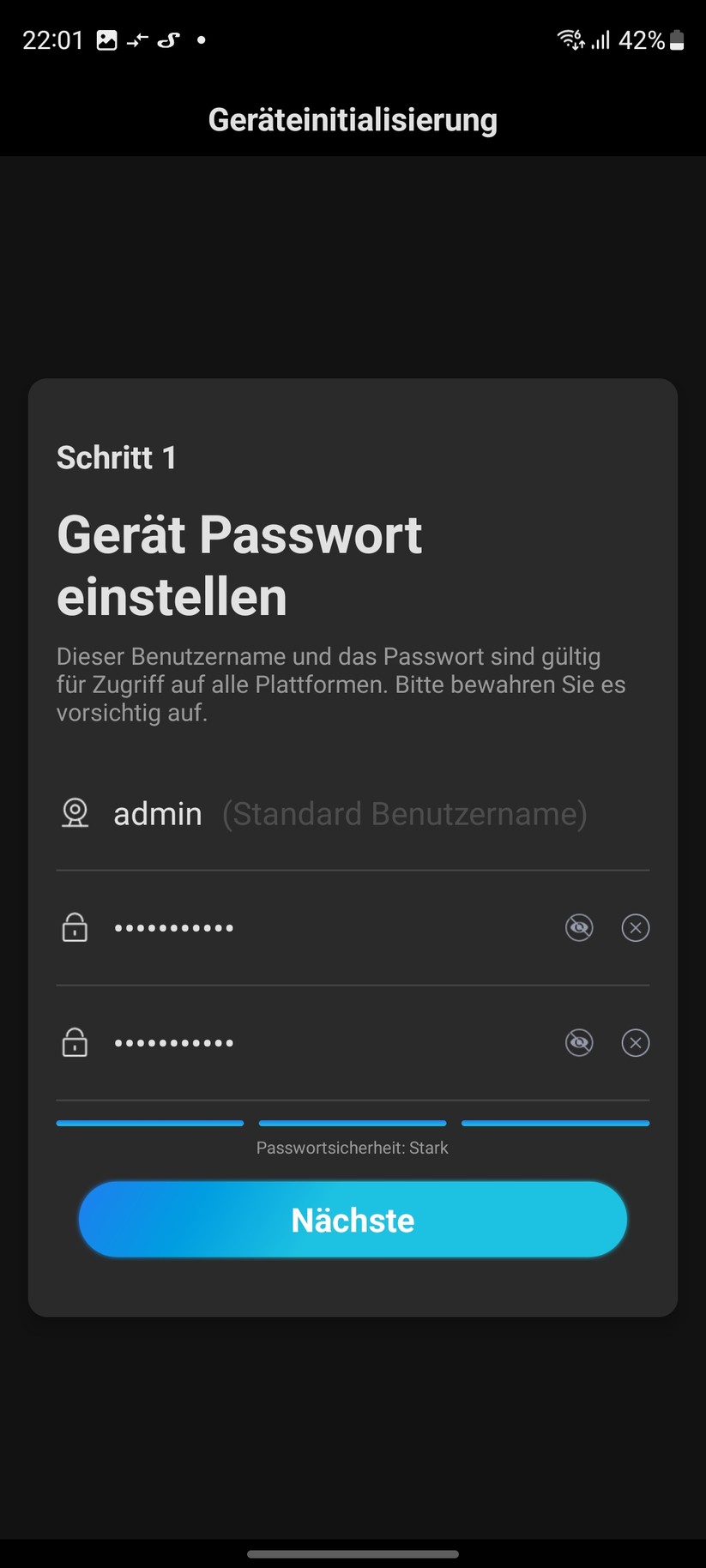 Reolink CX410: Einrichtung mit mobiler App