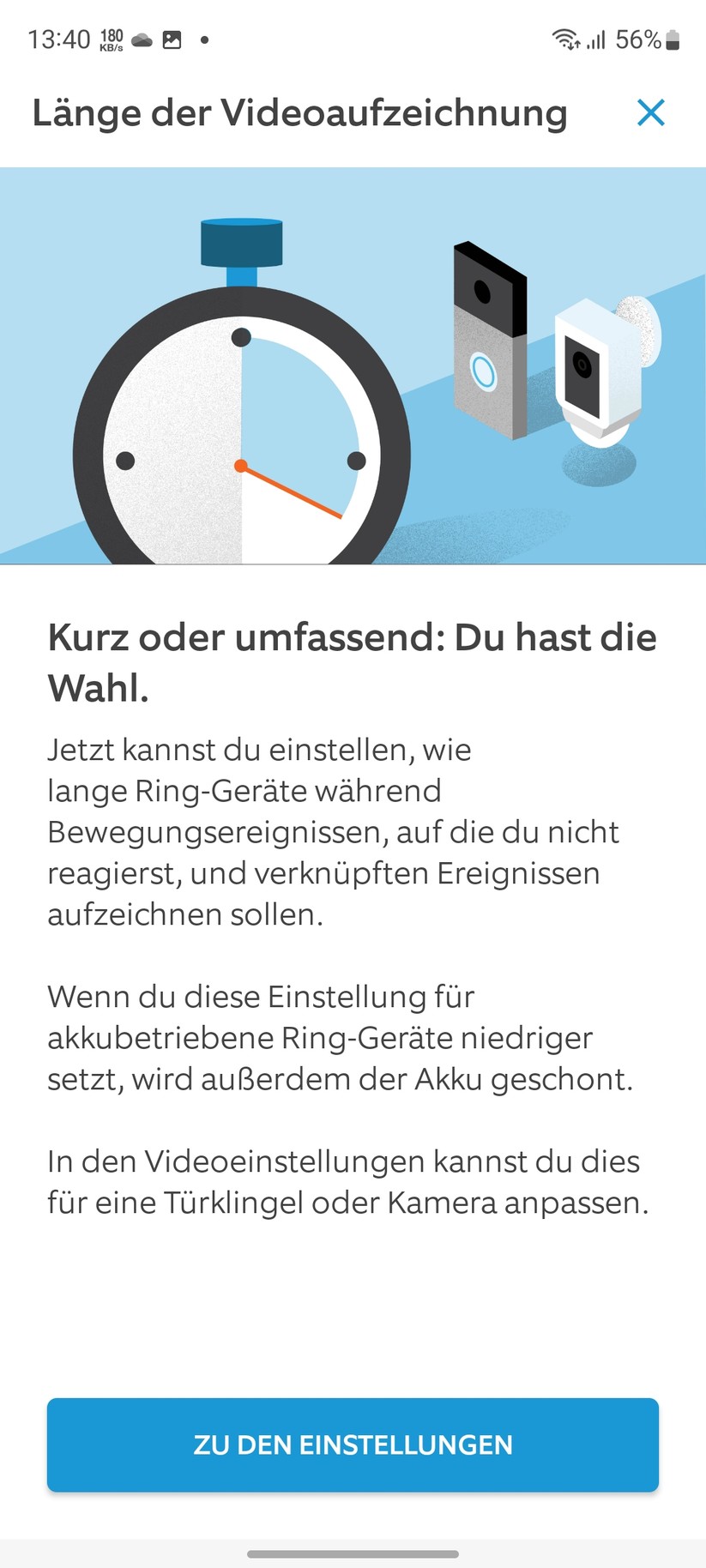 Ring Doorbell 4: Funktionen