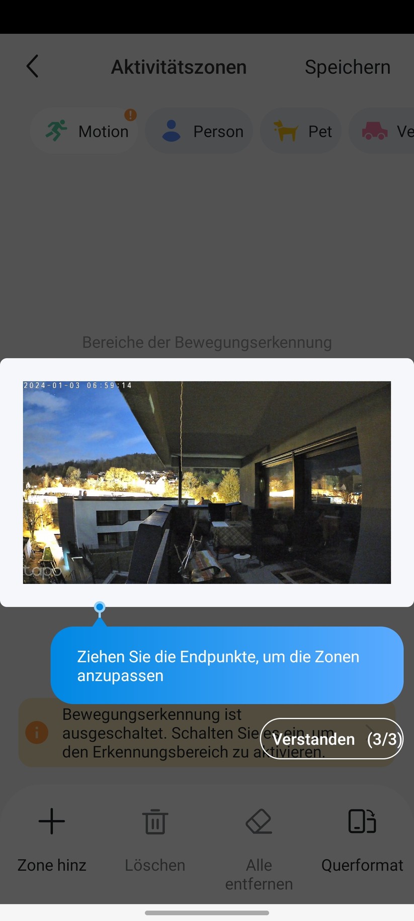 TP-Link Tapo C325WB: Einrichtung, Einstellungen und Aufnahmen
