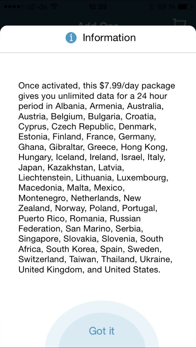 KnowRoaming: App