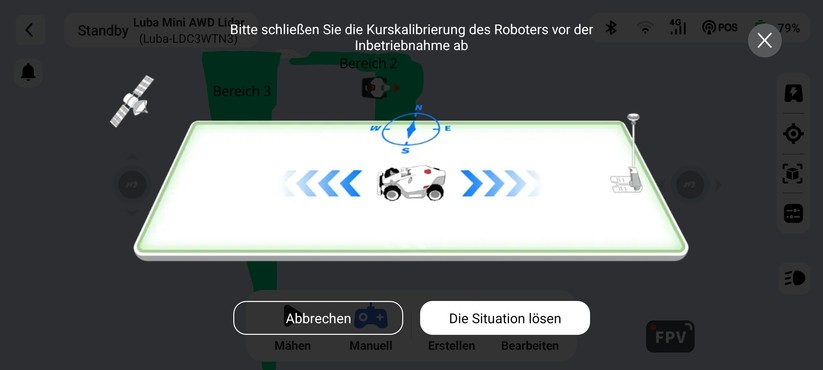 Mammotion Luba Mini AWD Lidar: Kartierung