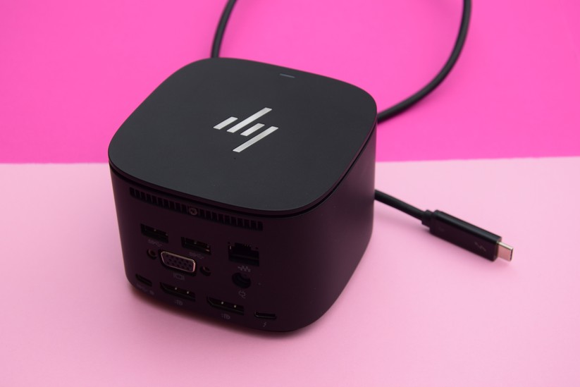 HP hat sich für eine turmartige Bauform entschieden, um alle Anschlüse unterzubringen. 