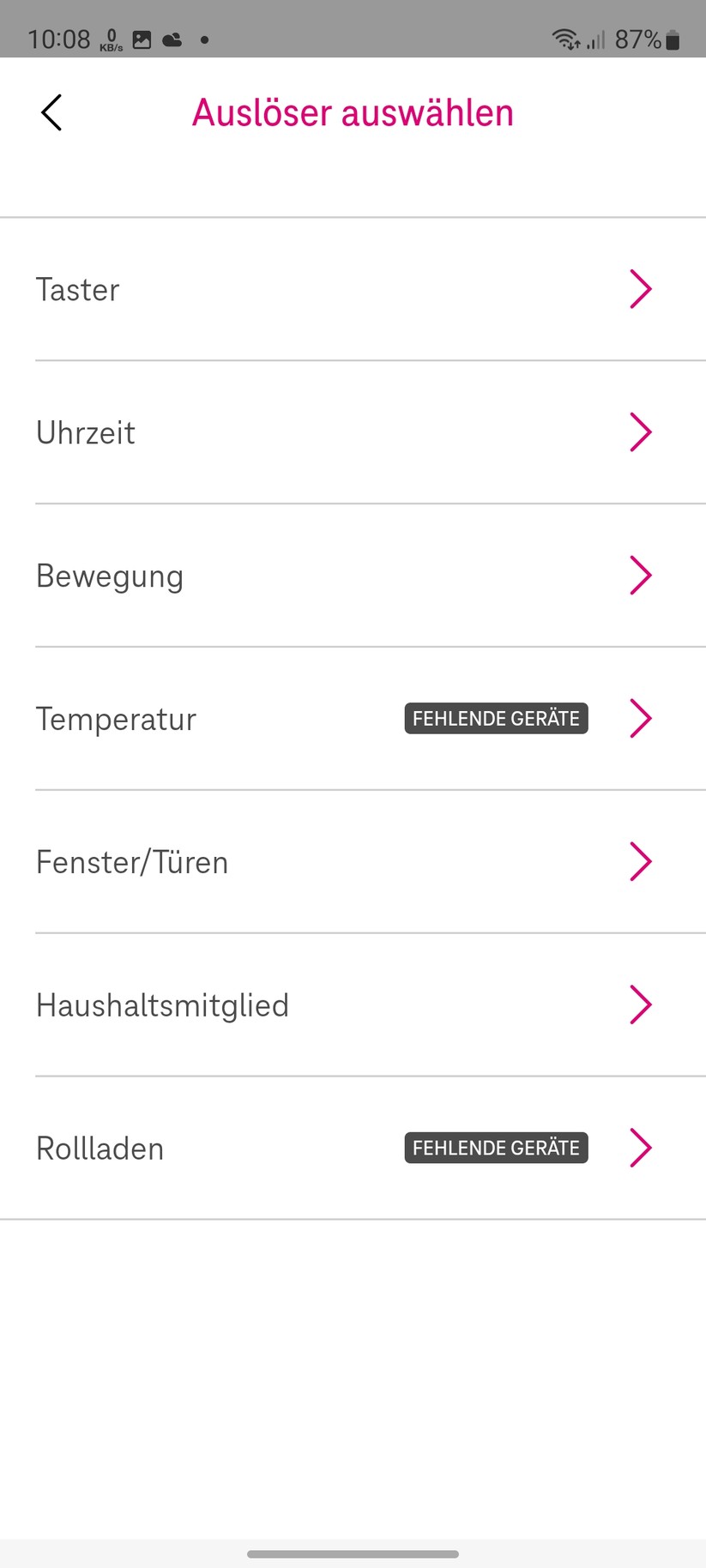 Magenta Zuhause mit Home Base 2: Routinen, Geräte, Tools, Einstellungen
