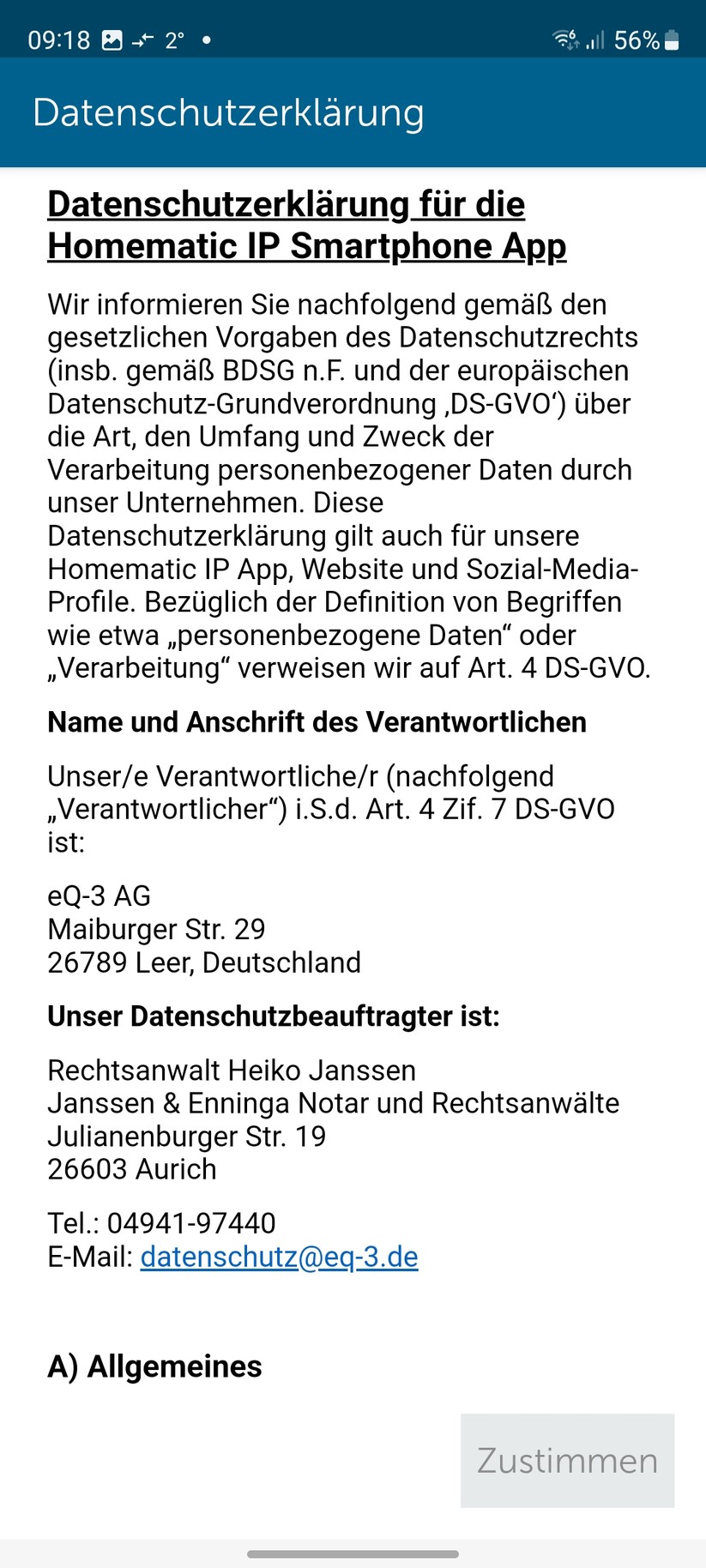 Homematic IP App: Koppelung des Access Points