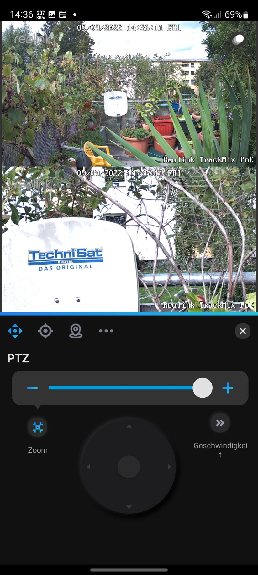 Reolink Trackmix PoE: Der 6-fache Hybrid-Zoom sorgt selbst in höchster Stufe noch für eine detailreiche und scharfe Darstellung.