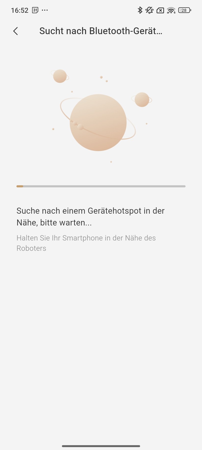 Mova 1000 – Einrichtung