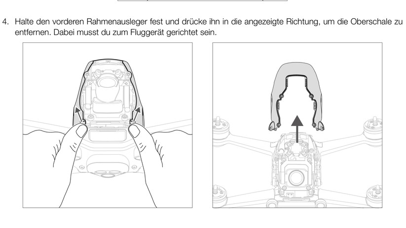 Der Austausch einiger Teile ist in der offiziellen Anleitung beschrieben.