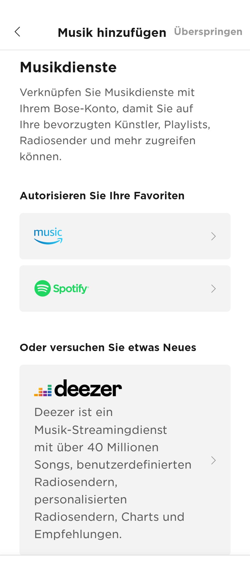 Bose Smart Home 300 - Bose Music App