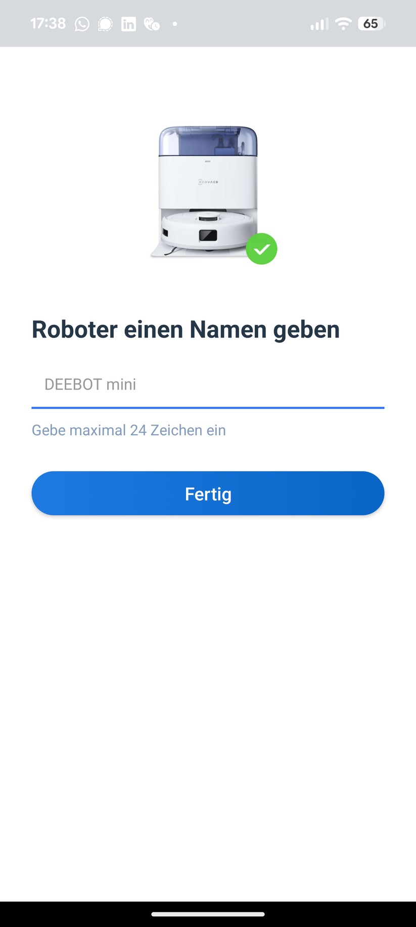 Ecovacs Deebot Mini – App & Einrichtung