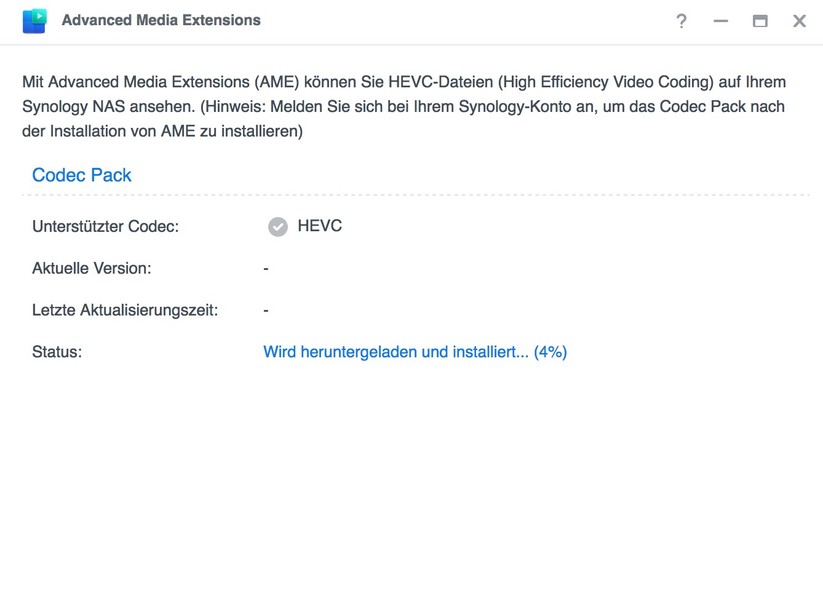 Synology Surveillance Station auf Synology DS223