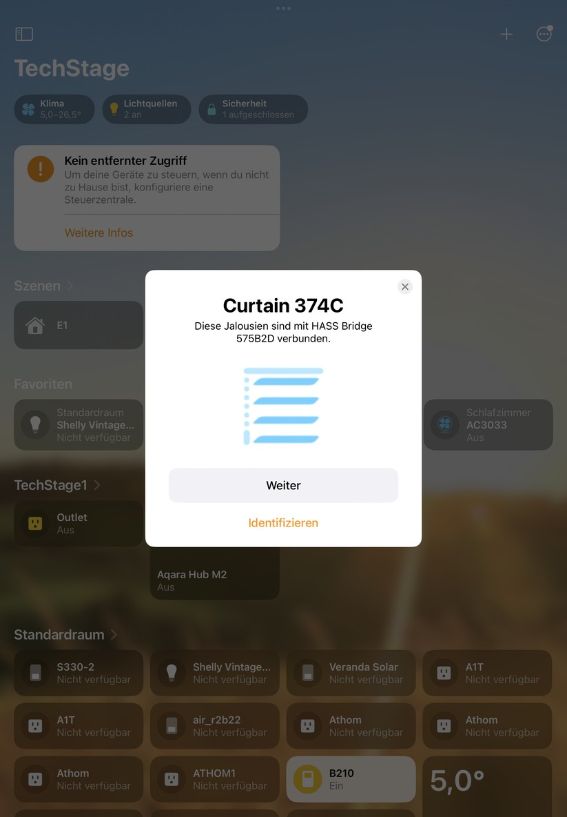 Home Assistant: Mit der Integration Home Bridge können Anwender unter Home Assistant eingerichtete Geräte auch unter Apple Home verwalten.