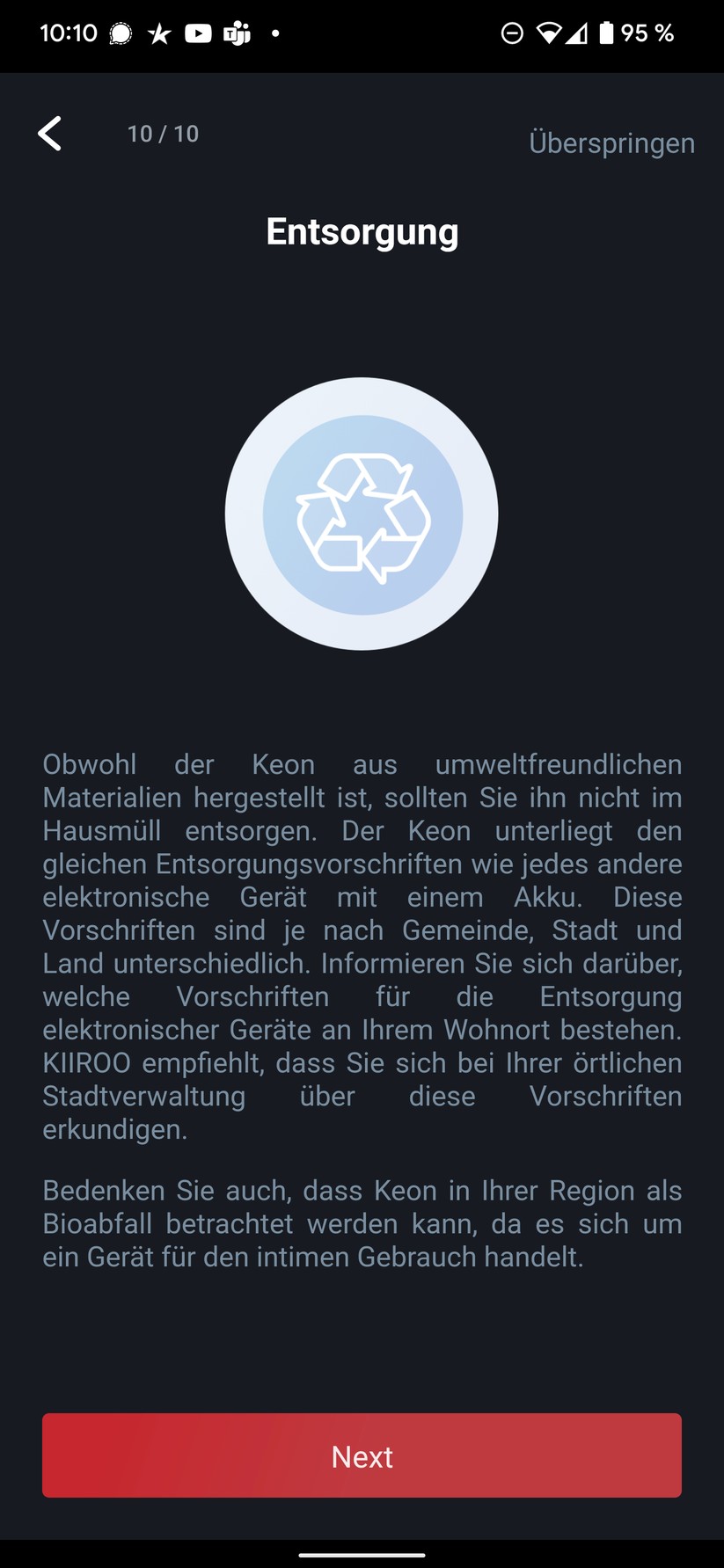 Feelconnect 3: So sieht die App aus