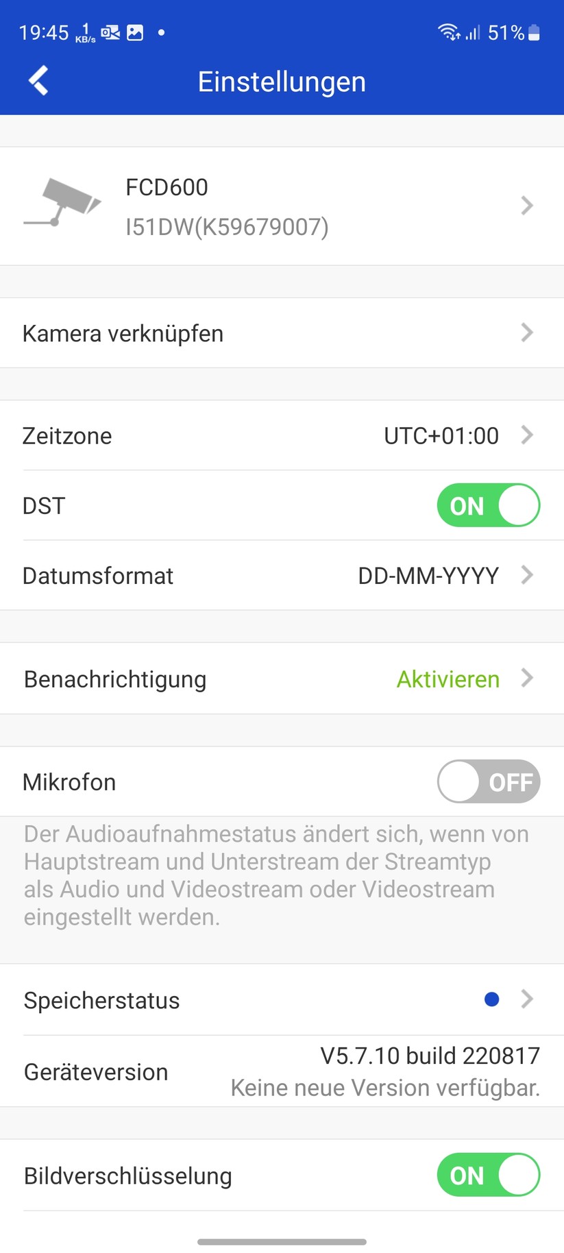 Annke FCD600: Einrichtung per App