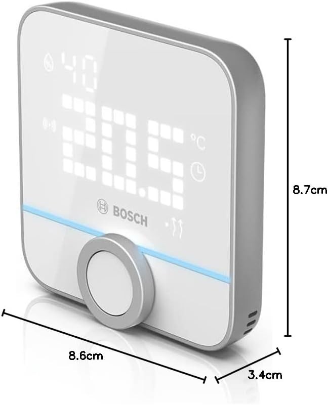 Das Bosch Raumthermostat II 230V nutzt zur Steuerung von Fußbodenheizungen die Zigbee-Funktechnik. Obwohl es damit grundsätzlich einen Hub benötigt, sind Anwender nicht auf das Bosch-Ökosystem festgelegt: Das Thermostat kann auch direkt in Home Assistant eingebunden werden.