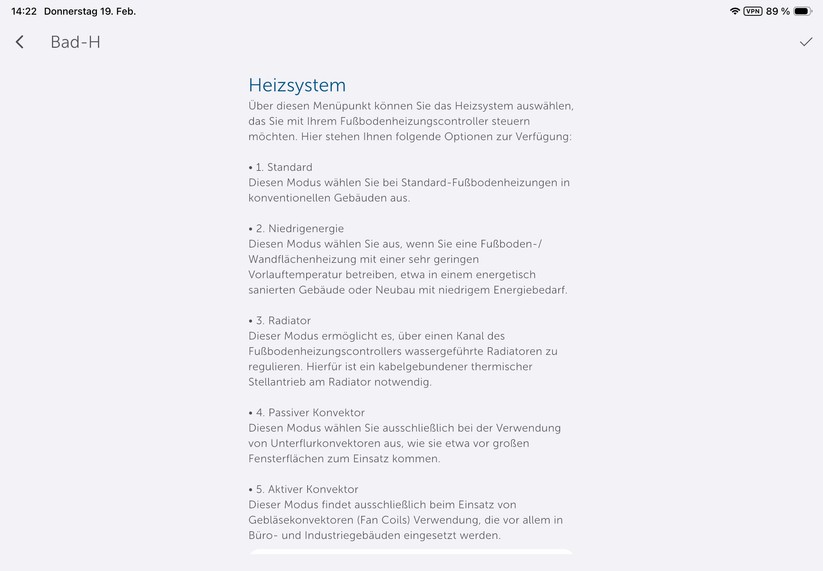 Die App von Homematic IP ist auch für Tablets optimiert. Damit lässt sich das Thermostat übersichtlicher bedienen als auf einem Smartphone.