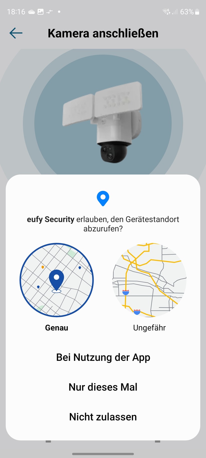 Eufy Floodlight Cam E340: Einrichtung und Einstellungen