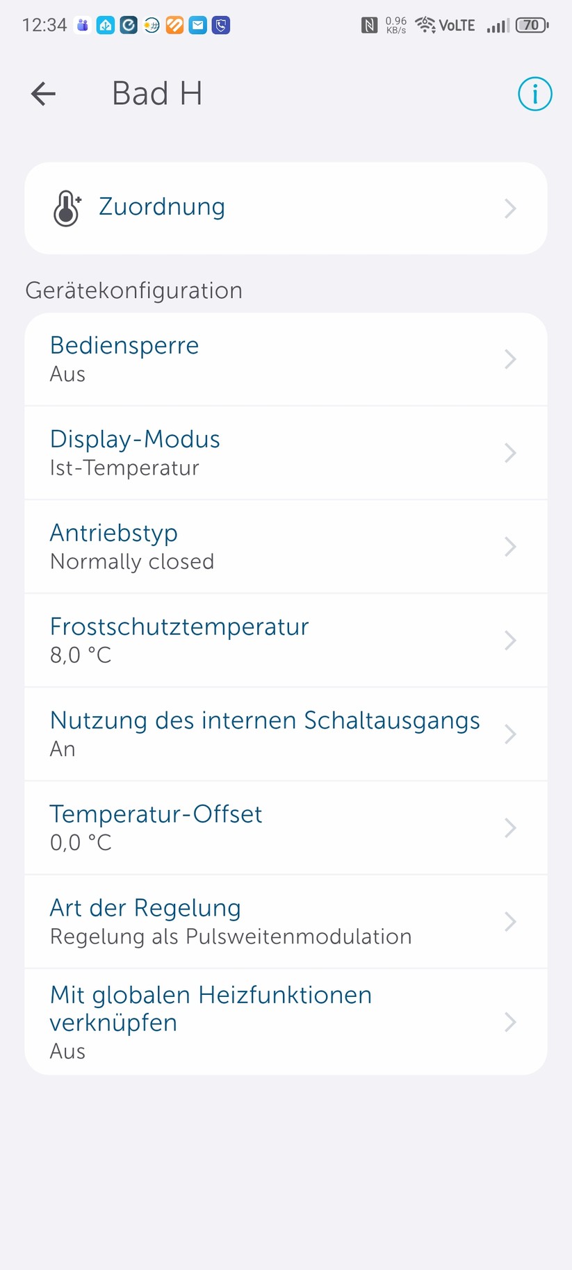 Homematic IP BWTH: Set-up mit App