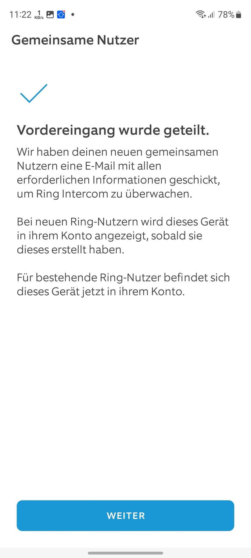 Ring Intercom: Einrichtung