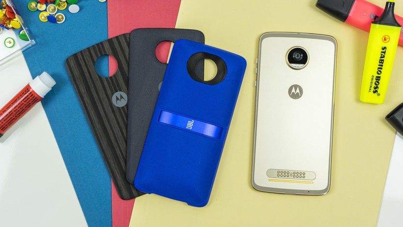 Das sind einige der Moto Mods für das Moto Z2 Play.