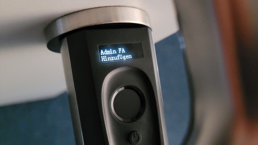 Welock Smart Lock Touch 41: Admin-Fingerabdruck hinzufügen.