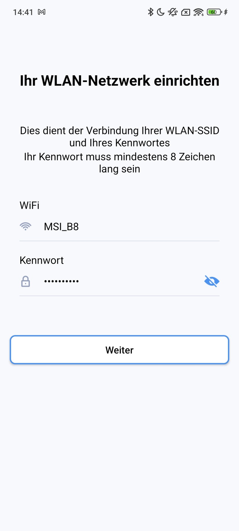 MSI Roamii BE Lite – App