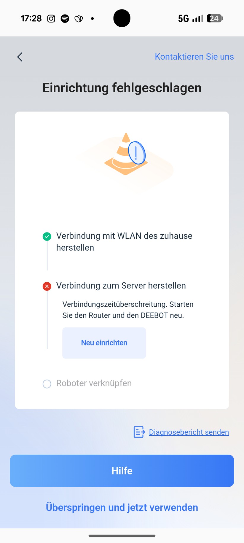 Ecovacs Winbot W3 Omni – App & Einrichtung