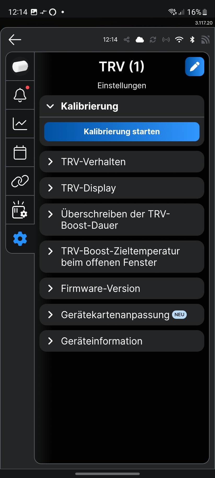 Shelly BLU TRV: Inbetriebnahme mit Shelly-App