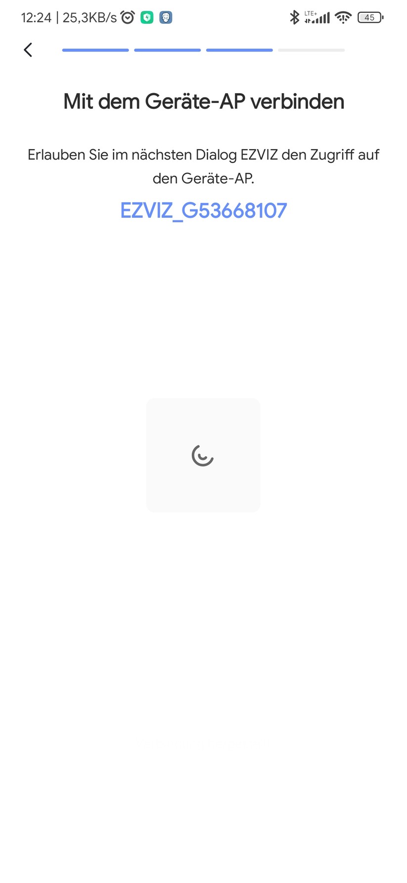 Ezviz LC3: App-Screenshots