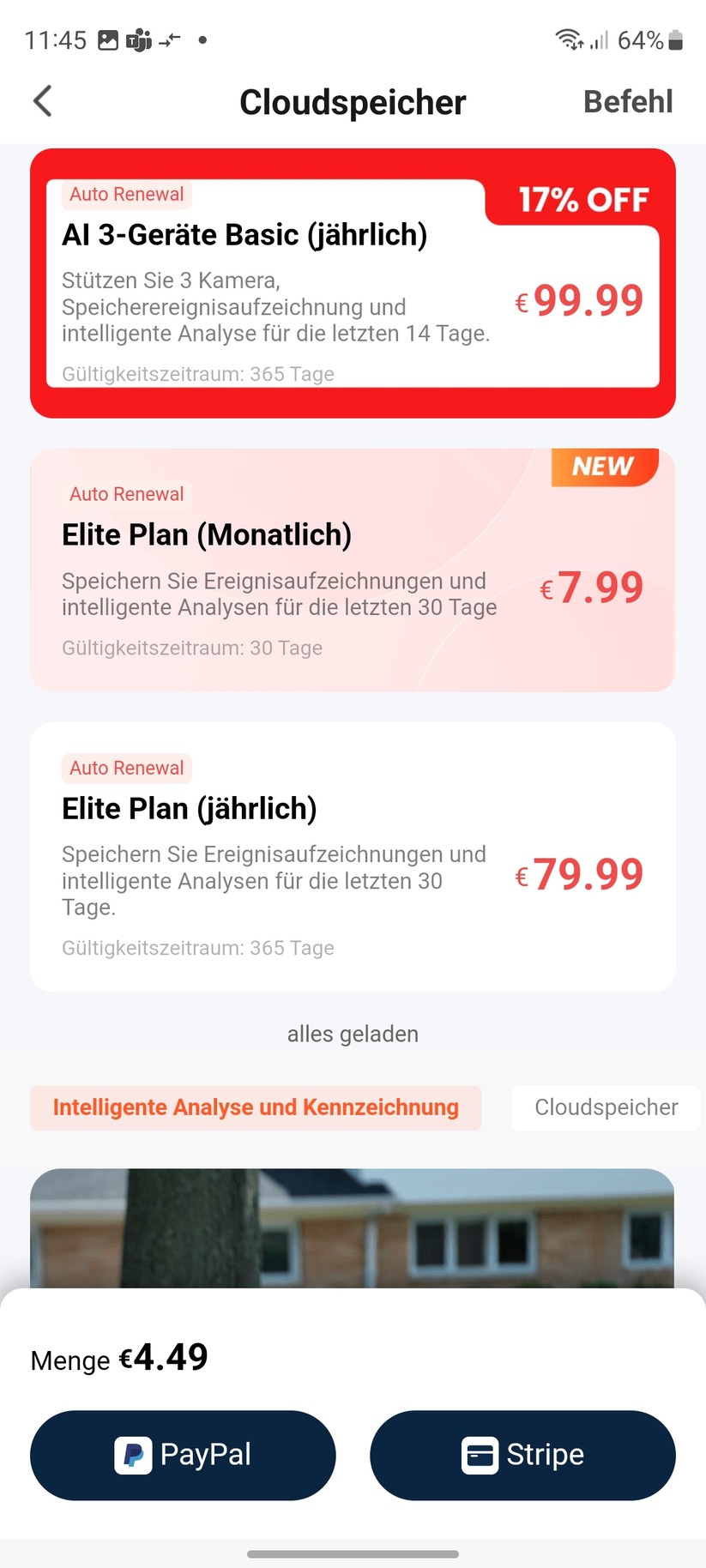 Visortech LED-Außenwandleuchte mit 2K-Überwachungskamera (ZX-5319-919): Tuya-App, Einrichtung, Konfiguration